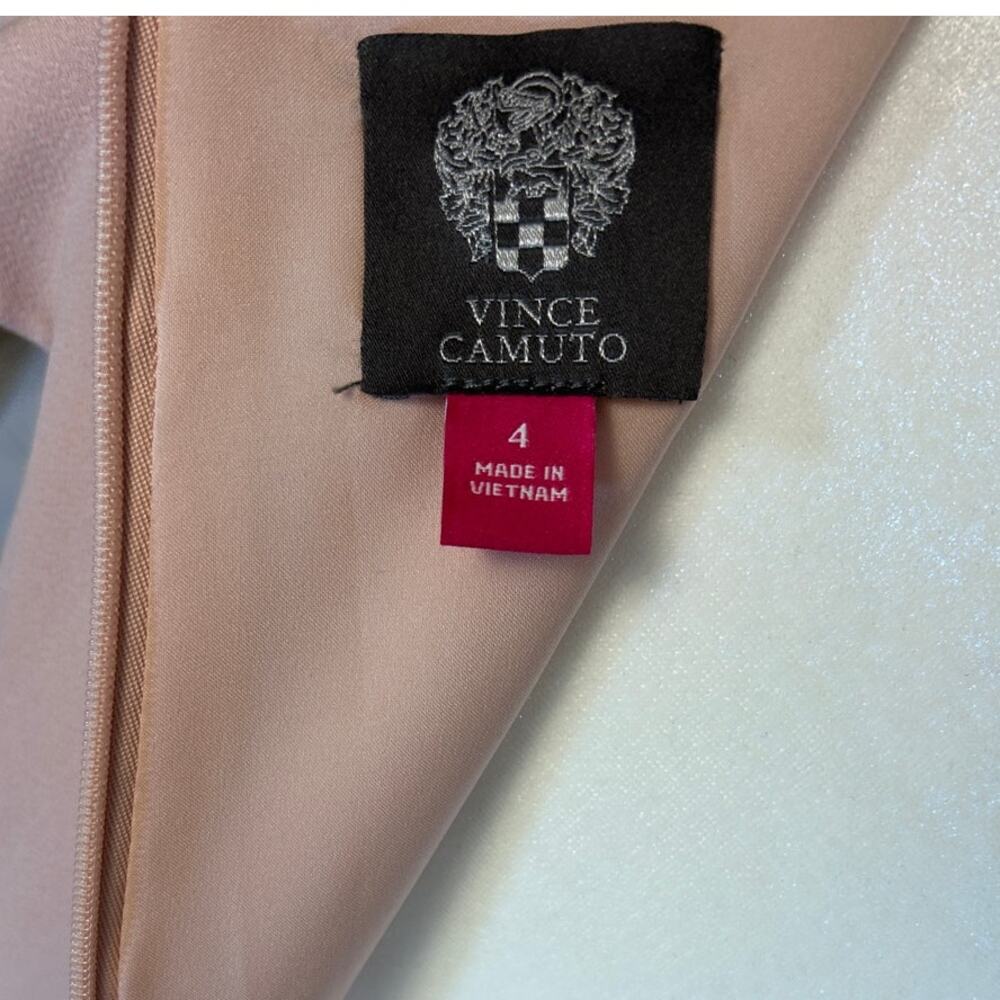 Vince Camuto Women's Size 4 Light Pink Sleeveless Sheath Dress #0023 - Picture 10 of 12